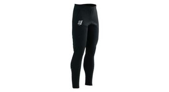Compressport pantalones sin costuras negro