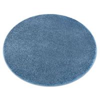 alfombra santa fe circulo azul 74 llanura color solido circulo 150 cm