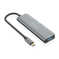 hub aisens usb 32 gen2 10g usb-c usb-cm-1xusb-ch-3xusb-ah 15cm