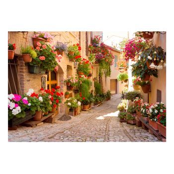 Papel Pintado 3d - The Alley In Spello (italy) (150x105 Cm)