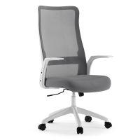 sense7 juno silla de escritorio regulable transpirable gris