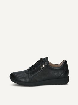CAPRICE Low shoes, black, made of Leather, Size 42