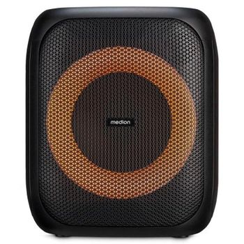 Altavoces Medion portátiles con Bluetooth 5.0, 50W y efectos LED multicolor