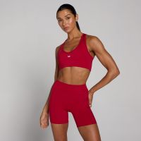 sujetador deportivo con espalda de nadador training para mujer de mp - rojo intenso - s