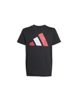 camiseta adidas big logo 160 infantil negrorojo