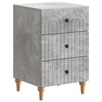 armario de noche gris hormigon 43x 41 x 665 cm vidaxl