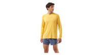 maillot de manga larga compressport performance amarillo hombre