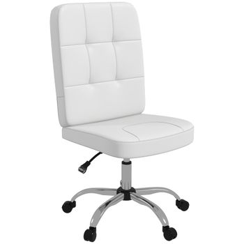 Silla de oficina 45x59x100 cm blanco