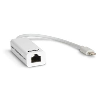 Tarjeta de Red Hamlet HNU3GIGATC USB Tipo C 1000 Mbps Ethernet Gigabit Compacta