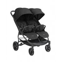 carrito gemelar happy 2 negro 2024