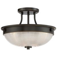 semiplafon de techo mantle 2 luces