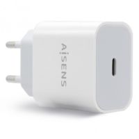 aisens a110-0537 cargador de pared usb-c 20w blanco