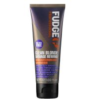 fudge clean blonde damage rewind shampoo 50ml
