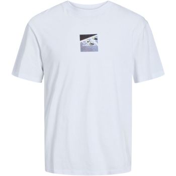 Jack & Jones Camiseta 12253423 JCOEDITION BERLIN TEE SS CREW NECK BRIGHT WHITE para hombre