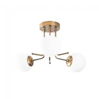 plafon de techo marga oro 3 luces
