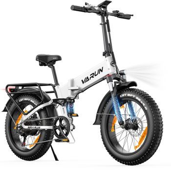 Bicicleta Eléctrica Plegable Varun S20-2 De 20