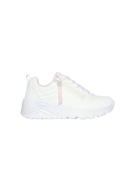 Zapatillas Skechers Uno Lite - Easy Zip Niña Blanco