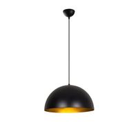 lampara de techo sivani-mr-722 oro negro hierro diametro 40x116 cm