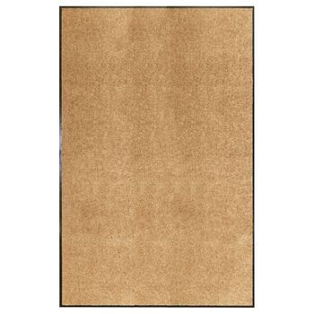 Felpudo Lavable Crema 120x180 Cm Vidaxl