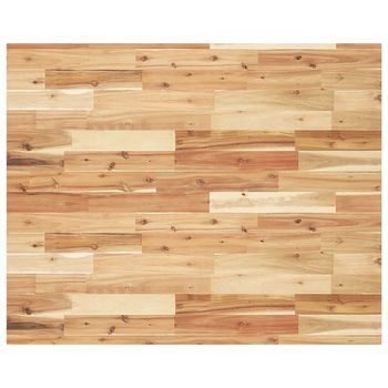 Tablero De Mesa Rectangular Madera Maciza Acacia 100x80x4 Cm Vidaxl