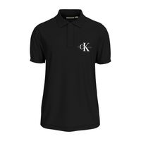 calvin klein jeans polo con logo negro j30j325664-beh
