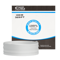 bobina cable de red ftp rj45 cate5 rigido 100m