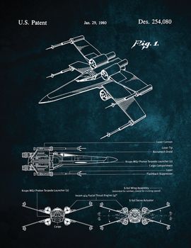 Cuadro X Wing 30 X 40