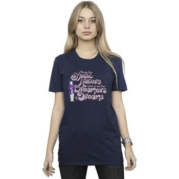 Willy Wonka Camiseta Dreamers Text para mujer