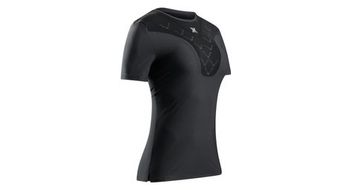 Maillot de manga corta x bionic corefusion run negro mujer