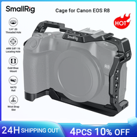 jaula de camara smallrig r8 para canon eos r8 con placa de liberacion rapida arca swiss para tripode cardan dji con orificios de rosca de 14 -20 -4212