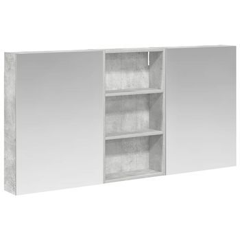 Juego De Muebles De Baño | Armario De Baño Con Estante 3 Piezas 140 X 14,5 X 70 Cm