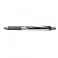 pentel energel xm retractable needlepoint 07mm black pk12
