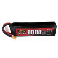 bateria zop power 111v 9000mah 100c 3s lipo con conector xt60 para dron rc