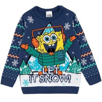 Spongebob Squarepants Camiseta manga larga Let It Snow para niño