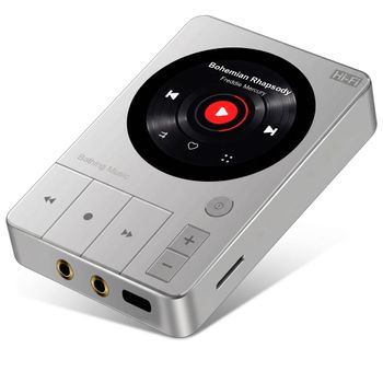 Reproductor MP3 sin Pérdidas, Sonido HiFi, Bluetooth 5.3, Decodificación DSD256, ESS9018, Pantalla Táctil IPS de 1.5'', 45H de Duración de Batería, Expandible a 64G