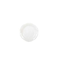 plato de postre blanco en melamina 21x21x15cm - lote de 6