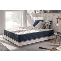 naturalex - colchon royalvisco 180x200 cm viscoelastica thermosoft - espuma hr blue latex - 7 zonas de confort - modelo reversible - 24 cm
