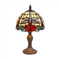 lampara de mesa tiffany compact