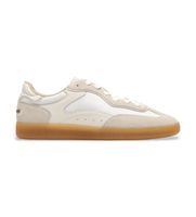 hoff para mujer 12619405 zapatillas de piel park white beige 41 plano cordones casual