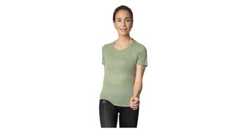 Camiseta de manga corta para mujer odlo zeroweight engineer caqui