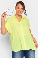 yours camisa verde lima manga sisa mujer curvy y tallas grandes yours
