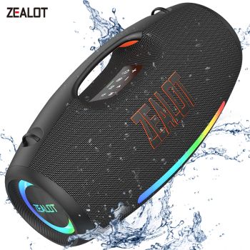 Altavoz Bluetooth portátil ES-Zealot-S89, 250 W, modelo StormBox, con subwoofer, para uso en exteriores, certificación IP67, ideal para fiestas, 20 horas de reproducción, con luces LED.