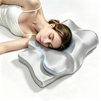 almohada de belleza con forma de mariposa de recuperacion lenta sin compresion previene los pliegues nasolabiales de espuma viscoelastica
