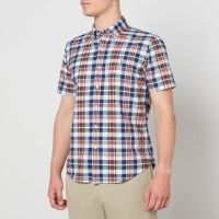 polo ralph lauren classic oxford cotton short sleeved shirt - xl