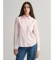 gant para mujer 4300214 camisa regular fit de popelina a rayas rosa 38 casual algodon manga larga