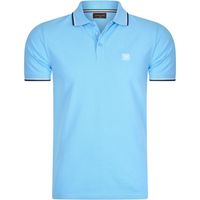 cappuccino italia polo applique pique para hombre