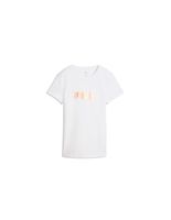camiseta puma ess logo lab metalli whi mujer