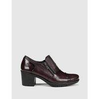 fluchos zapatos de tacon zapato f1802 burdeos para mujer