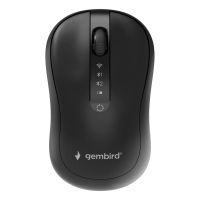 raton gembird musw2-4b-01 rf wireless bluetooth 1600 dpi negro recargable