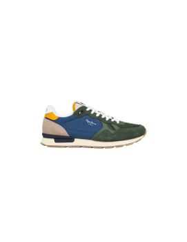 Zapatillas Pepe Jeans Brit Camp Hombre Olivine Verde